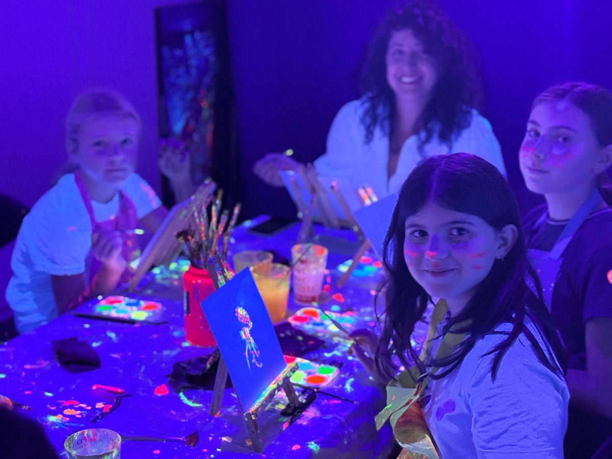Anniversaire enfant fluo à l'Atelier Mory, Lyon — photo 2