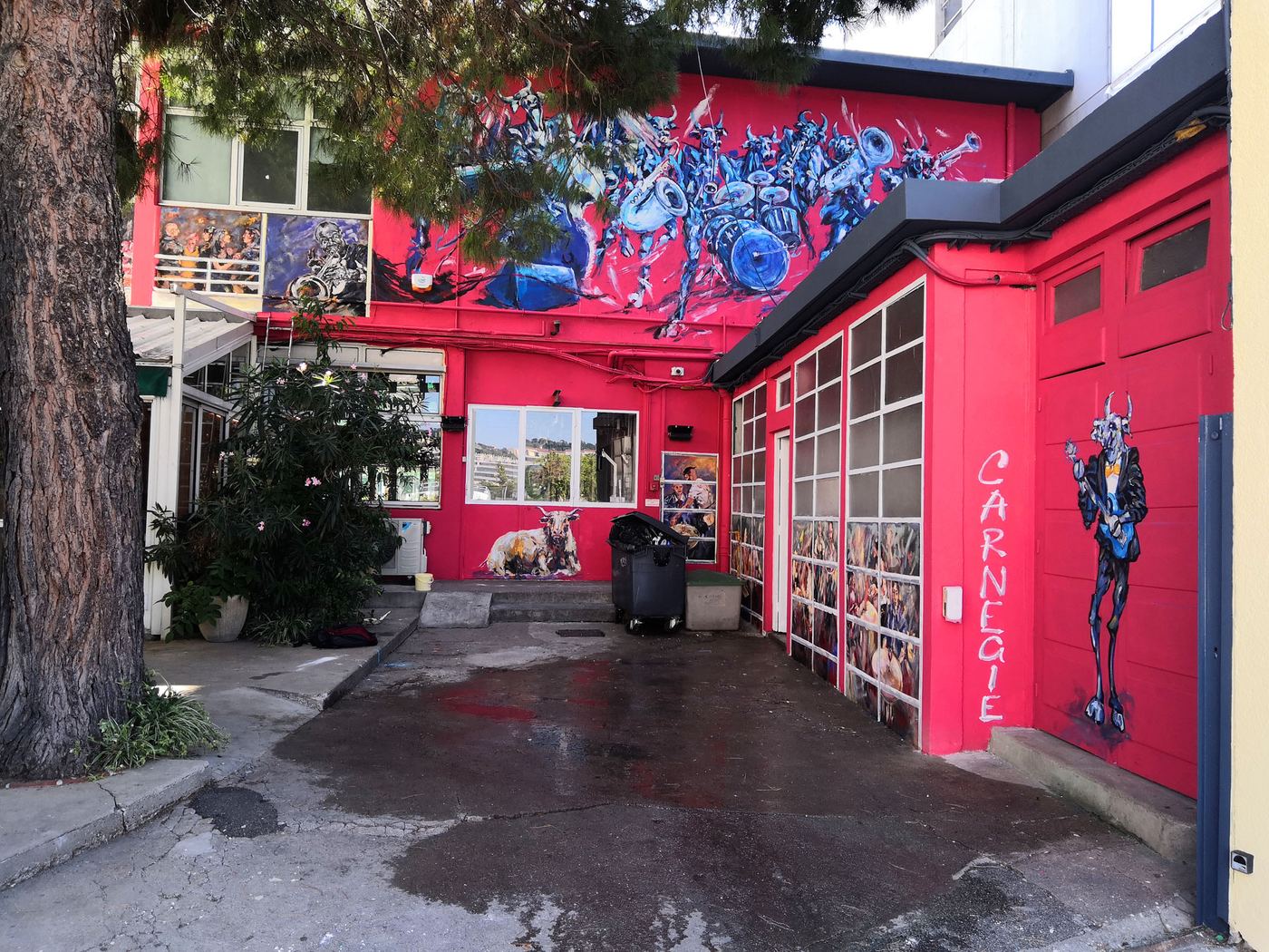 Fresque pour un établissement scolaire réalisée par Mory