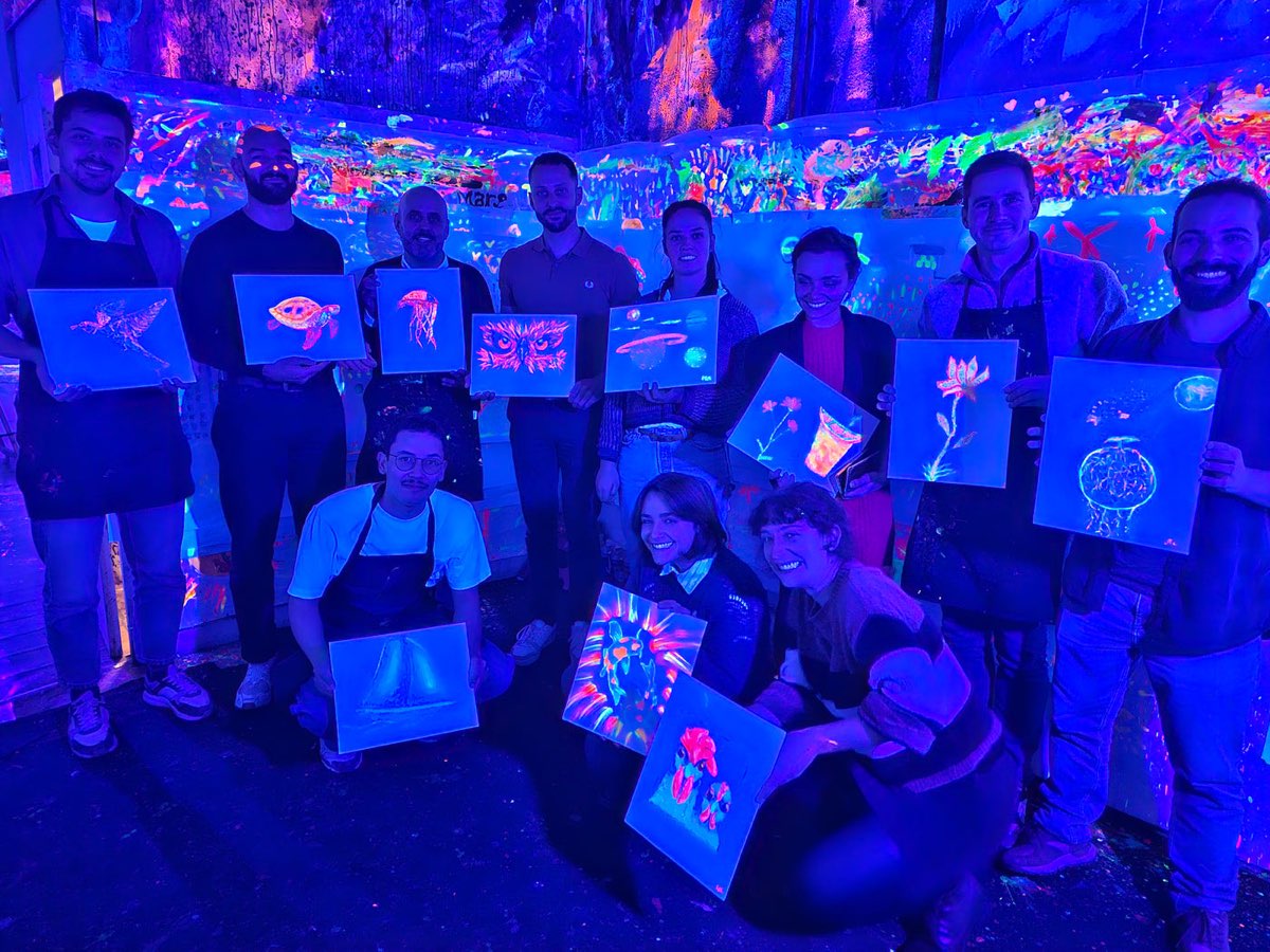 Team building peinture fluo à l'Atelier Mory, Lyon — photo 4