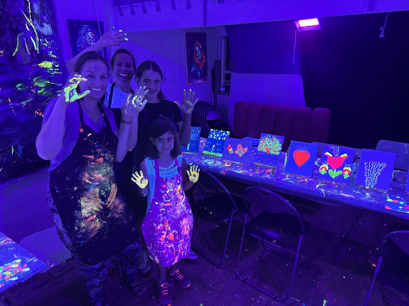 Team building peinture fluo à l'Atelier Mory, Lyon — photo 2