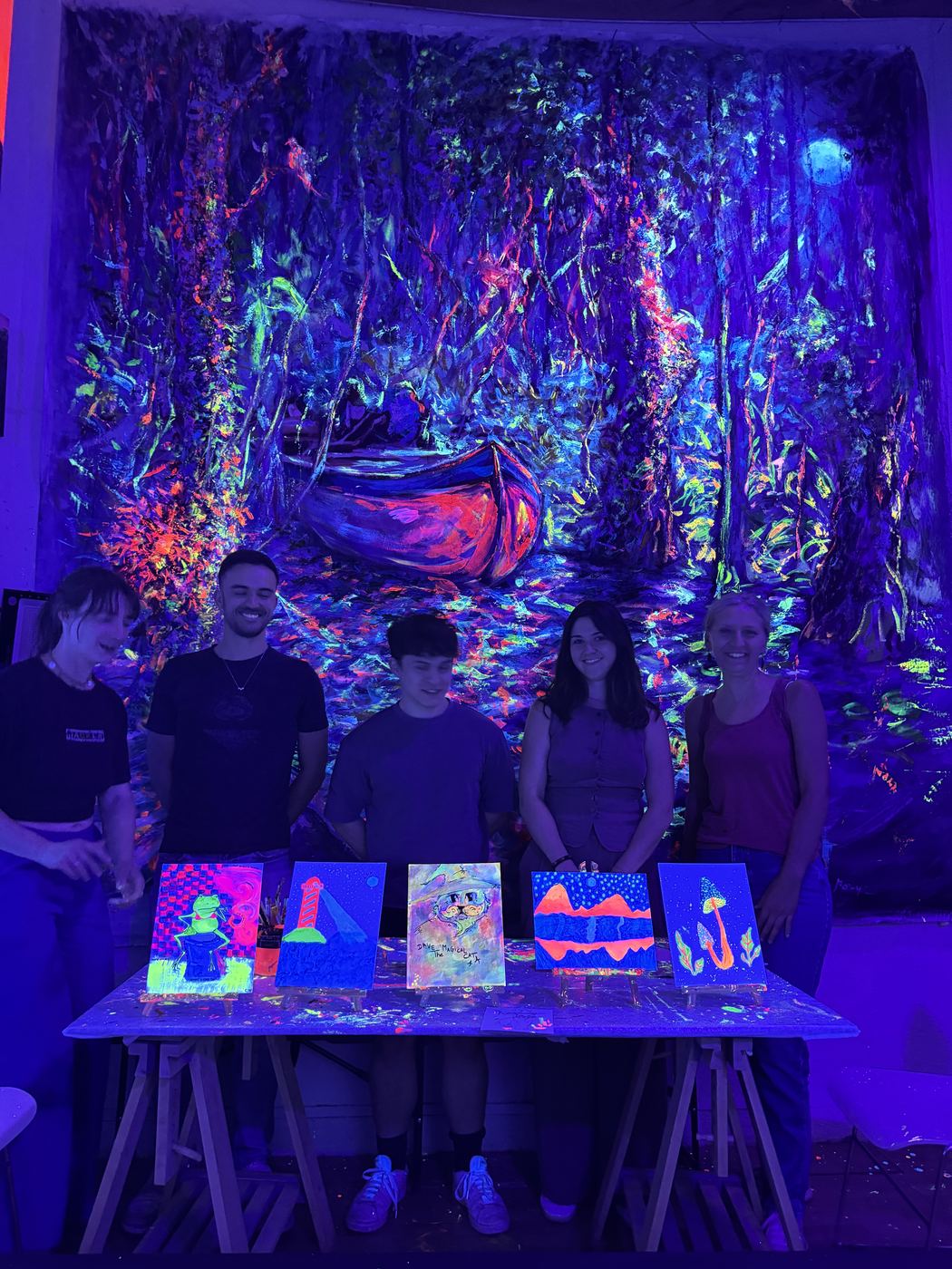 Team building peinture fluo à l'Atelier Mory, Lyon — photo 3